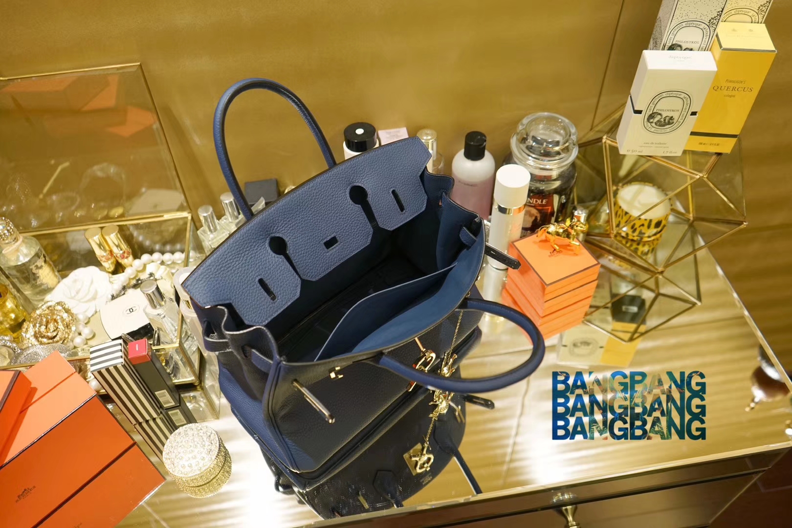 Hermès（爱马仕）Birkin 铂金包 鸭子蓝  togo 金扣 30cm