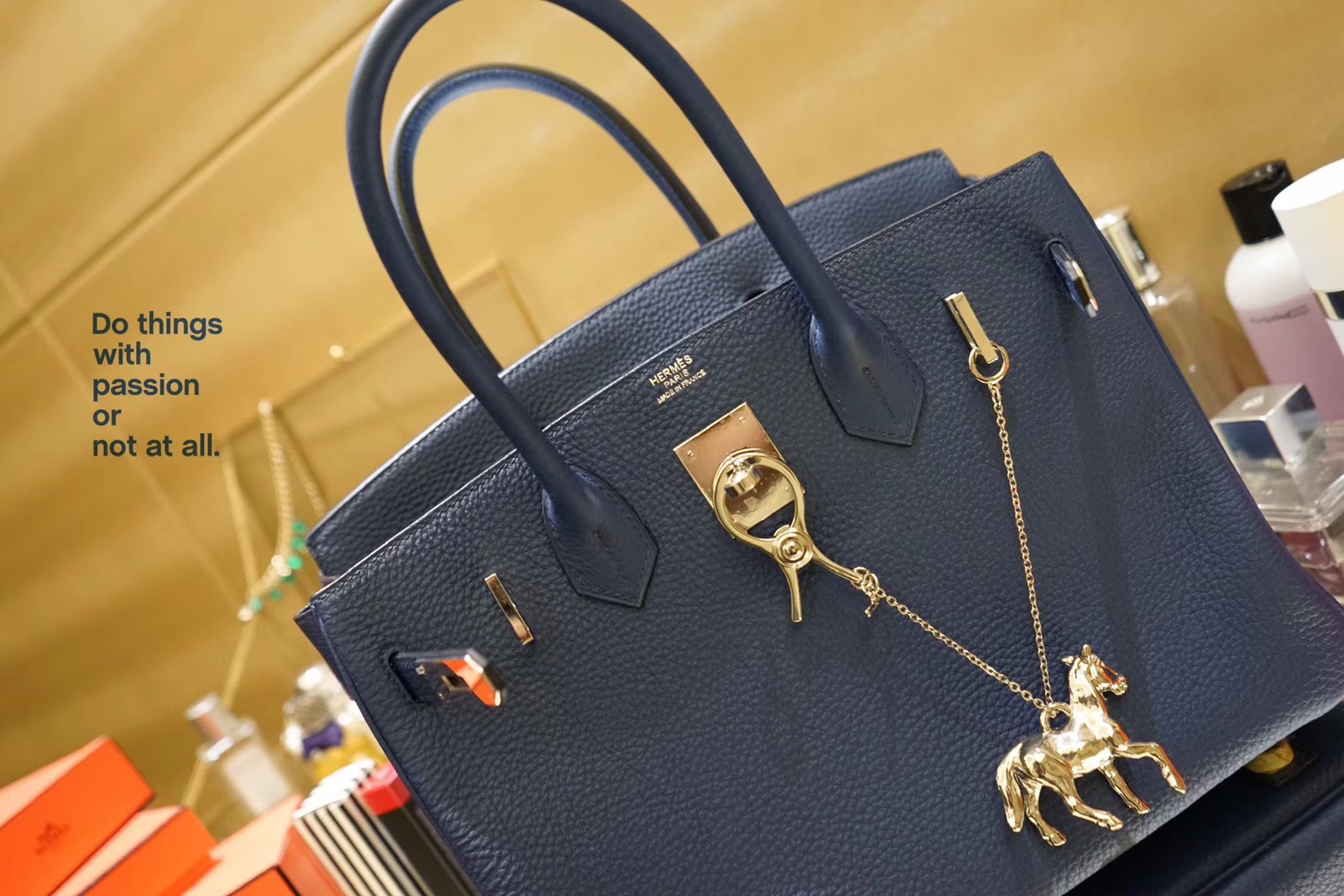 Hermès（爱马仕）Birkin 铂金包 鸭子蓝  togo 金扣 30cm