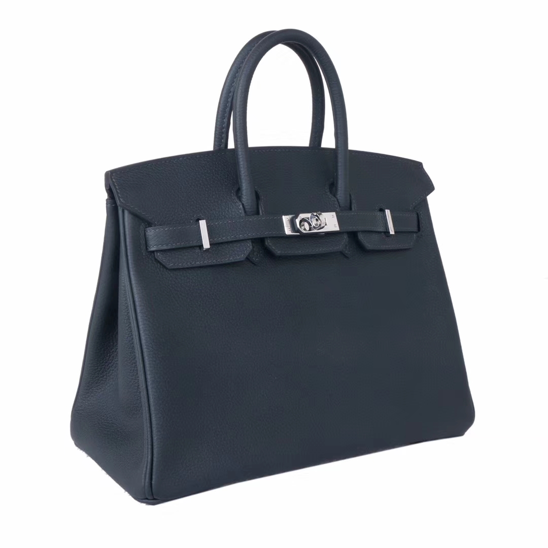 Hermès（爱马仕）birkin 铂金包‎ 6Q松柏‎绿​ togo 银扣 25cm