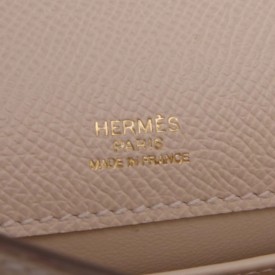 Hermès（爱马仕）miniKelly 一代‎ 22cm 奶昔白​ 金扣 Epsom皮