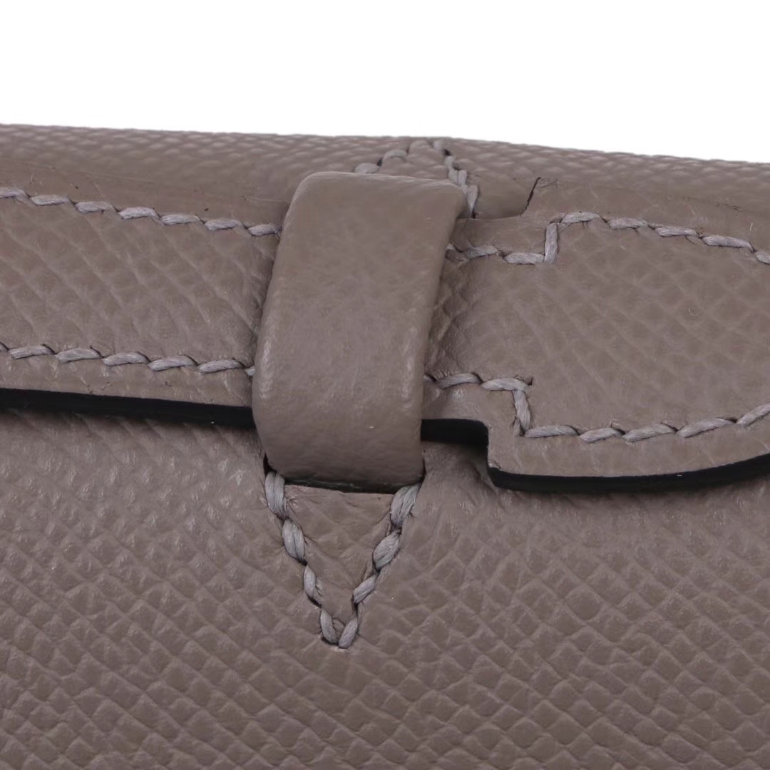 Hermès（爱马仕）miniKelly 一代‎ 22cm 沥青灰​ 金扣 Epsom皮