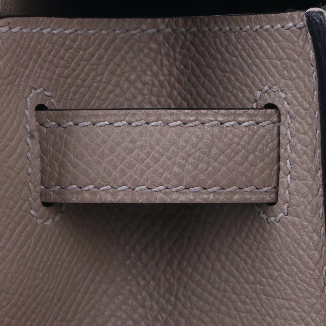 Hermès（爱马仕）miniKelly 一代‎ 22cm 沥青灰​ 金扣 Epsom皮