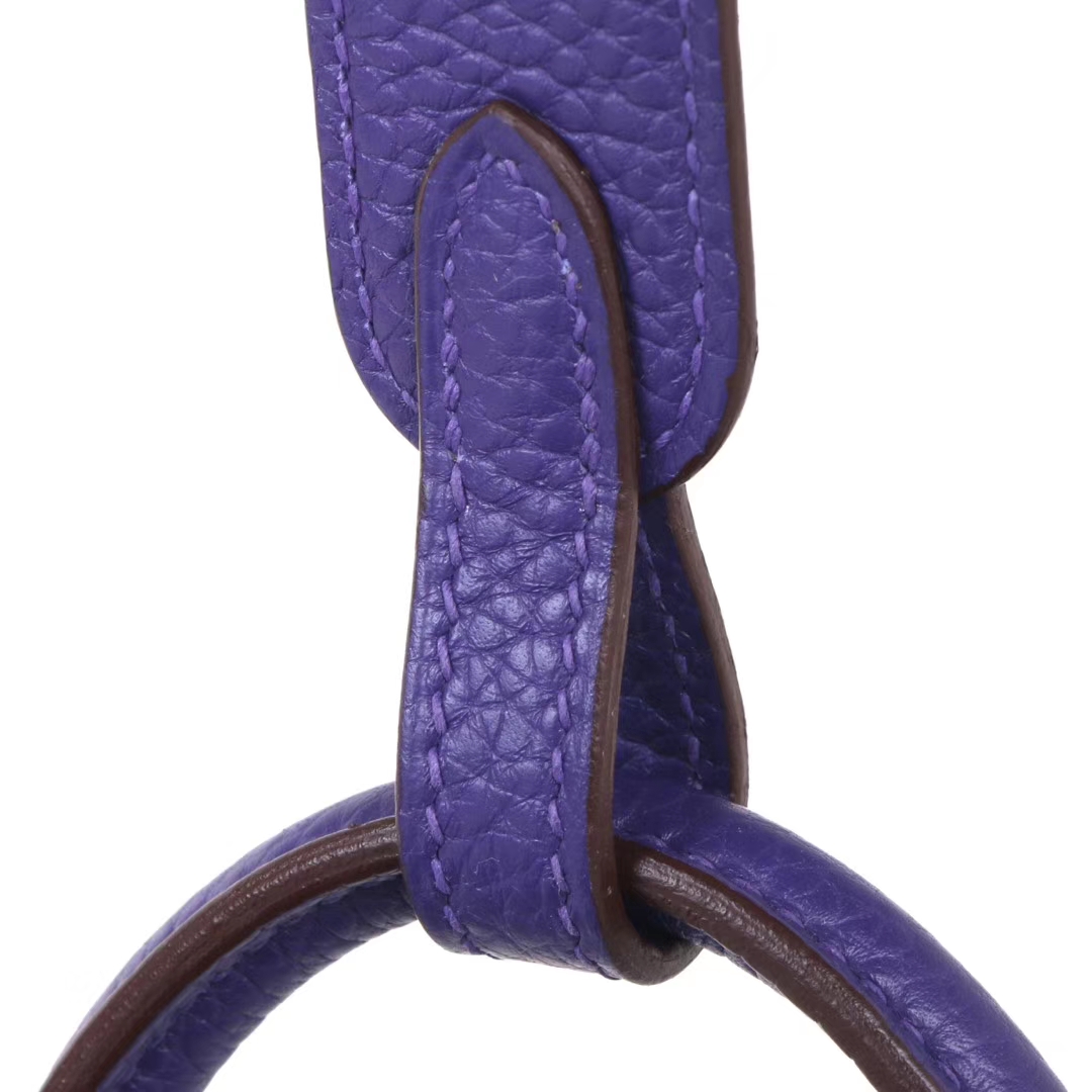 Hermès（爱马仕）lindy 琳迪包 葡萄紫 togo 金扣 26cm