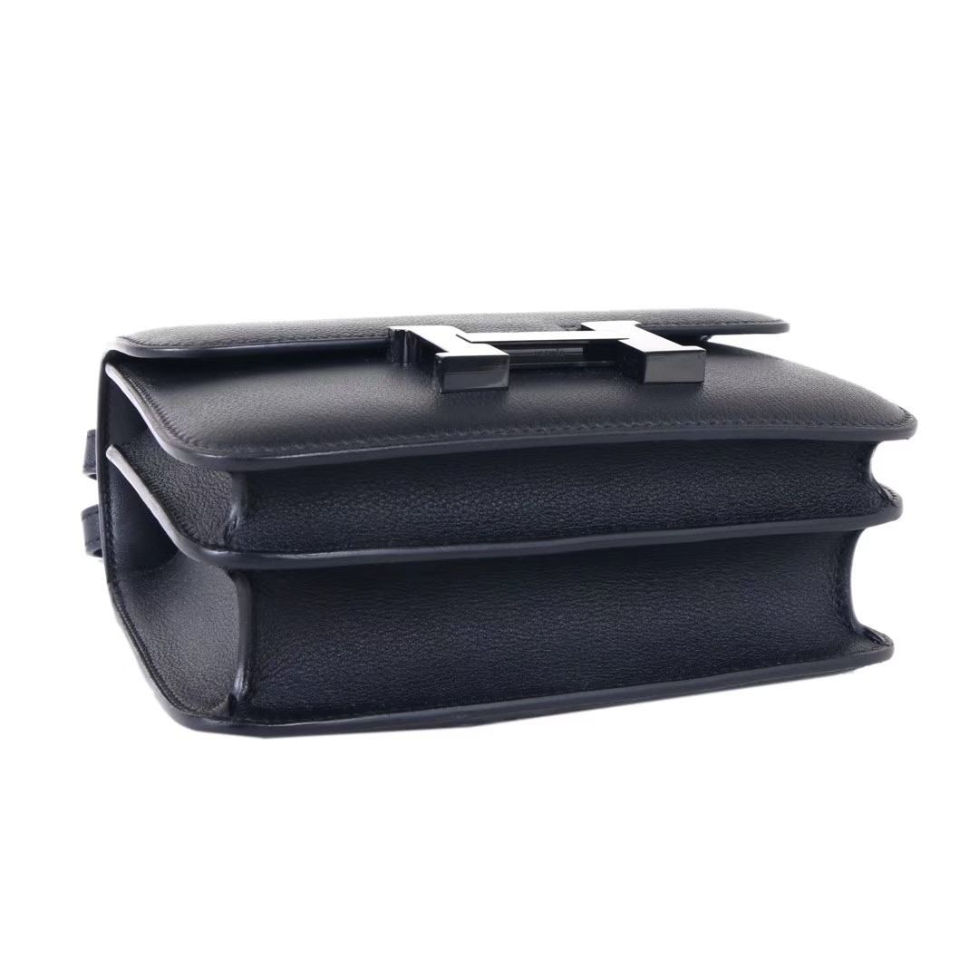 Hermès（爱马仕）Constance空姐包 黑色 EV soblock 19cm