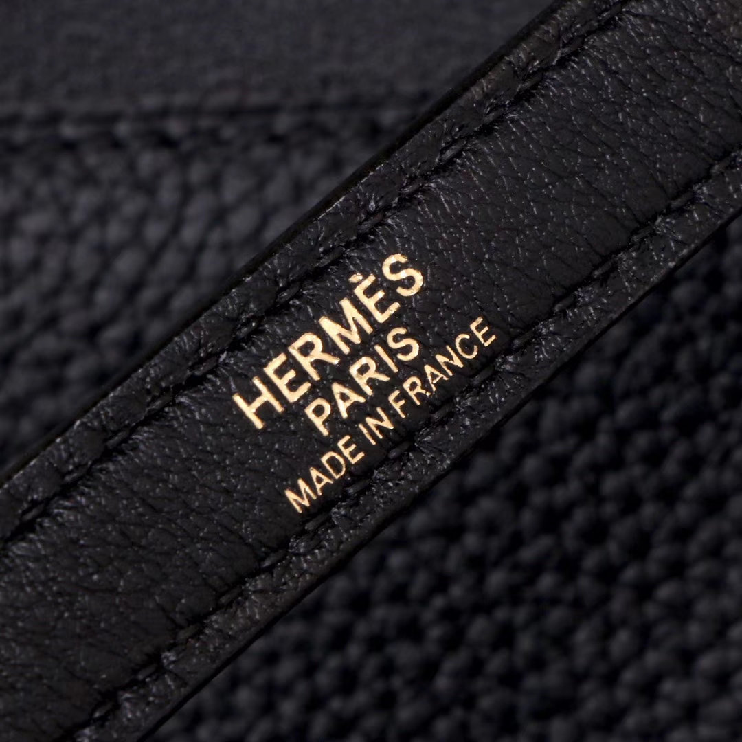 Hermès（爱马仕）Kelly2424 黑色 Togo 金扣 29cm