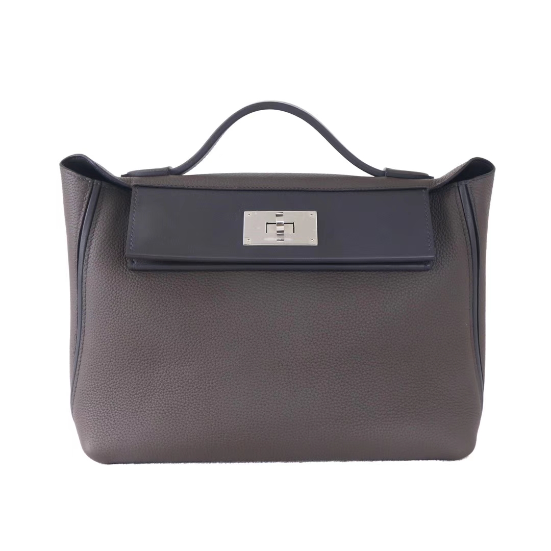 Hermès（爱马仕）Kelly2424 锡器灰 Togo 银扣 29cm