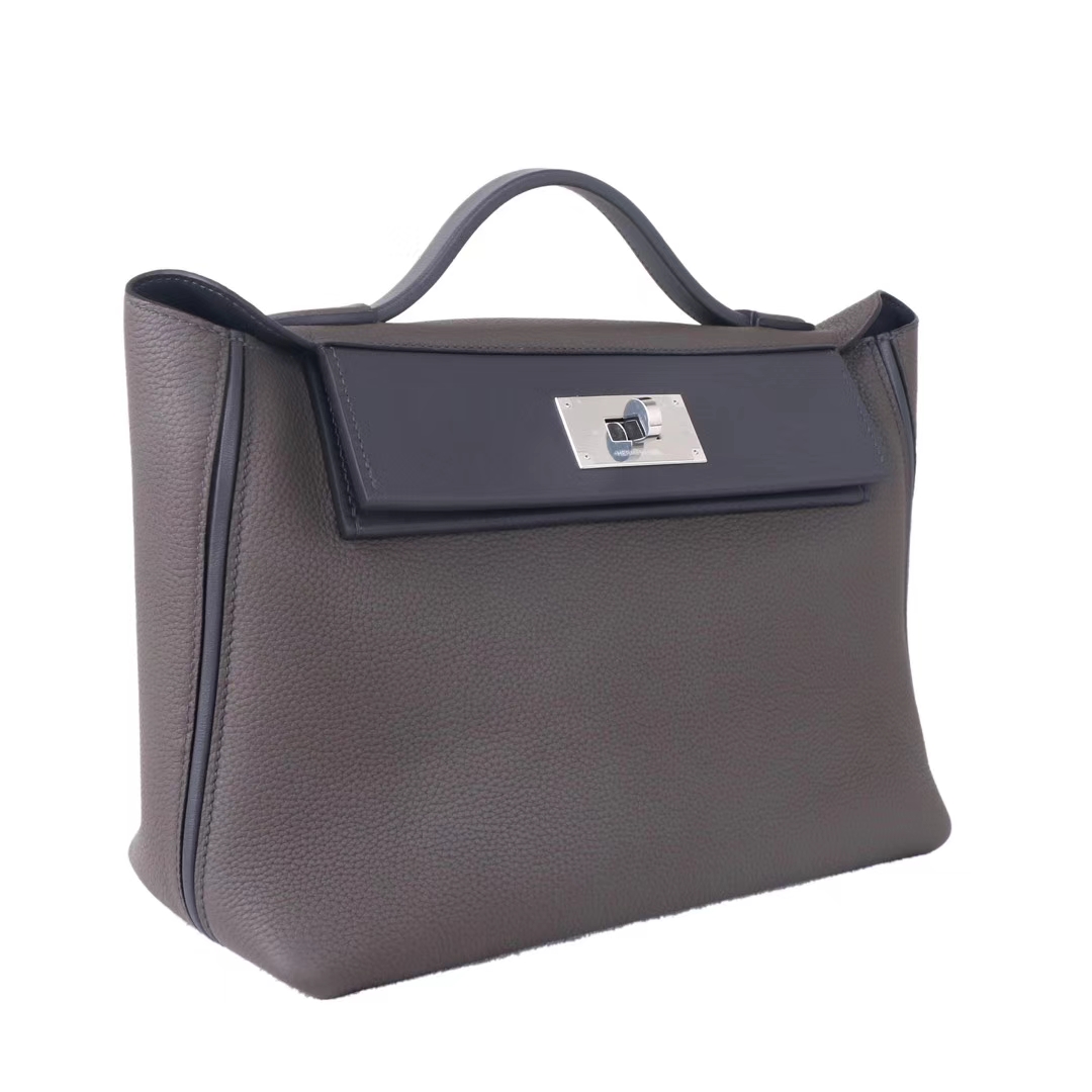 Hermès（爱马仕）Kelly2424 锡器灰 Togo 银扣 29cm