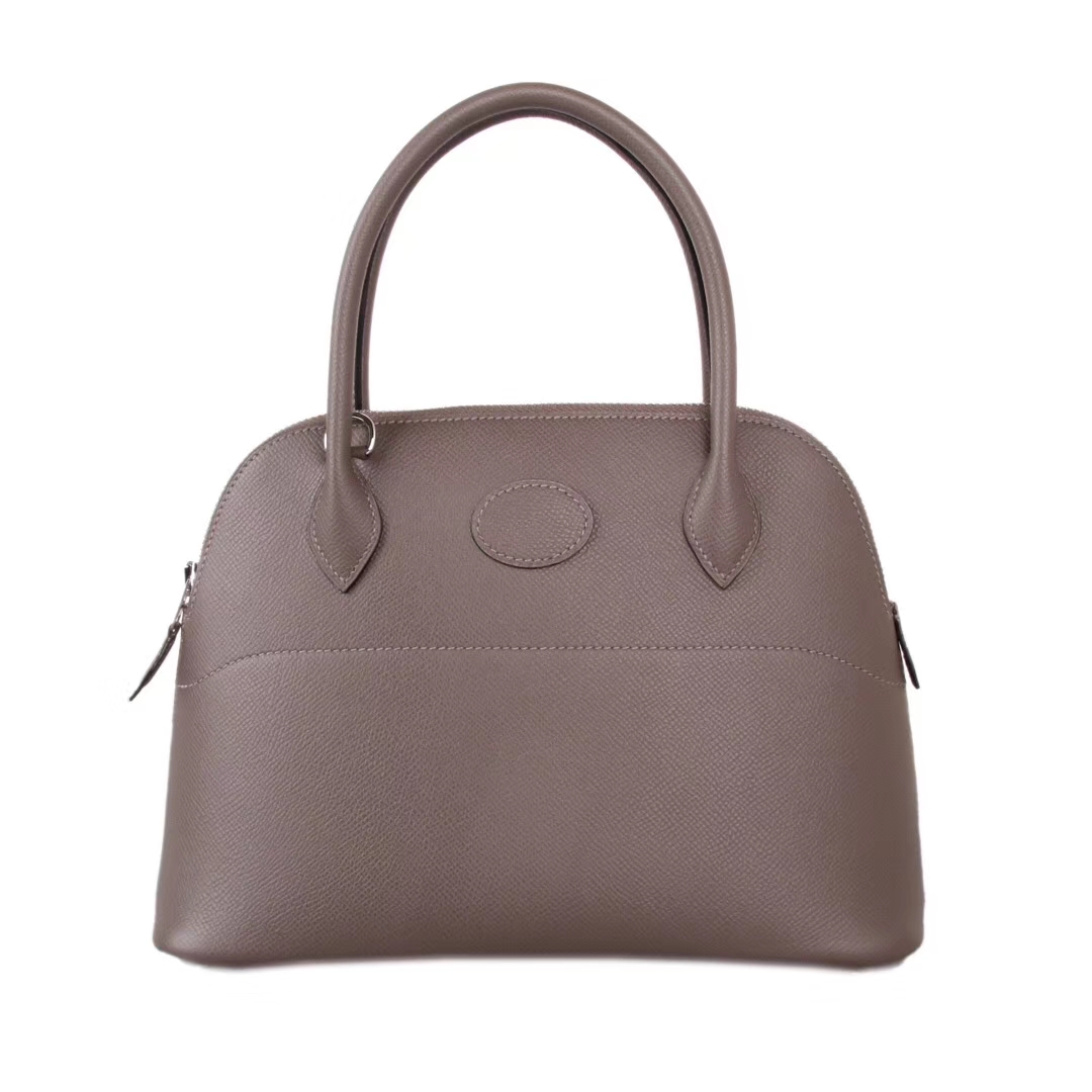 Hermès（爱马仕）Bolide 保龄​球包 沥青灰 epsom皮