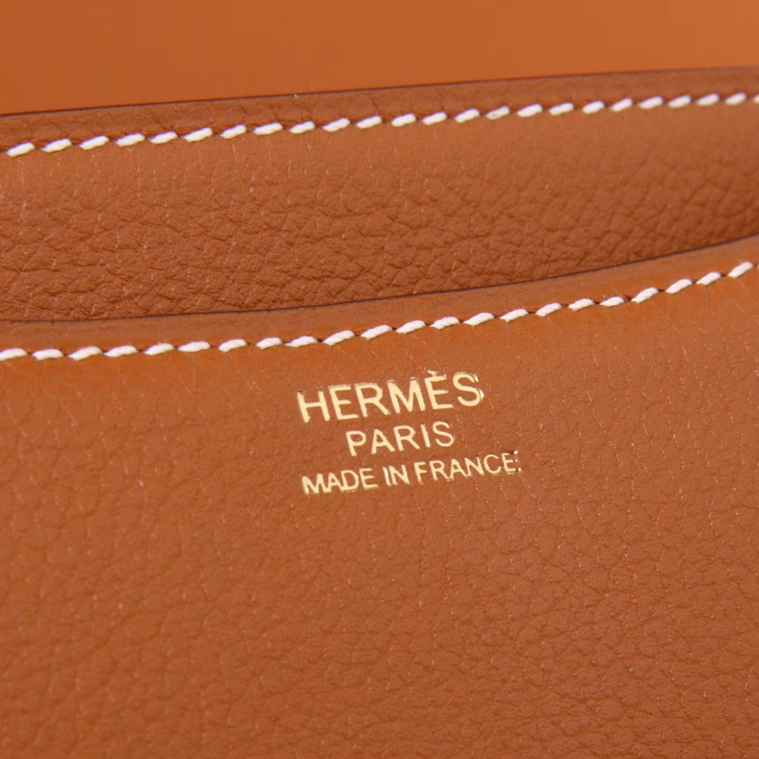 Hermès（爱马仕）Constace 空姐包 金棕色 EV 金扣 23cm
