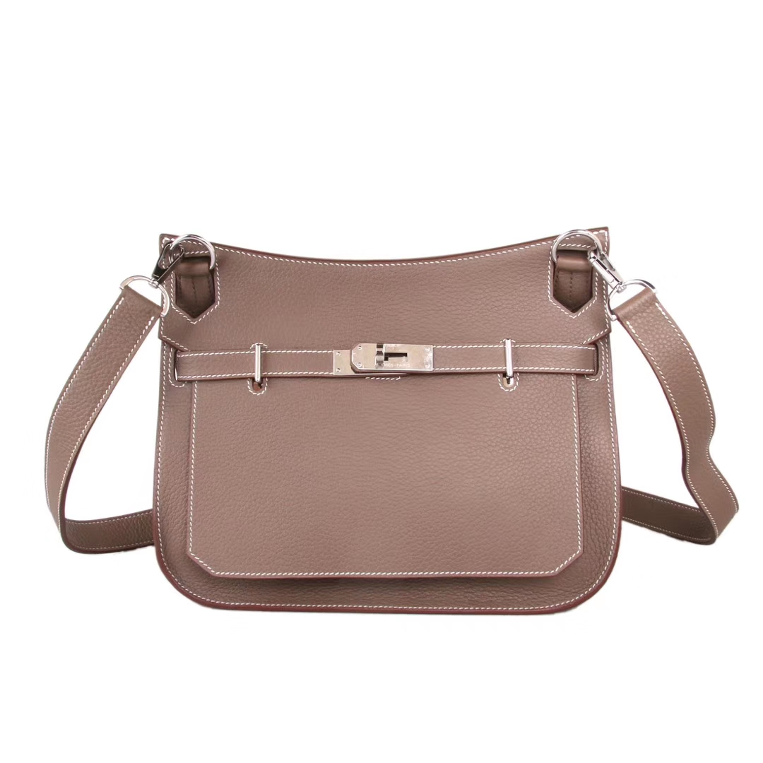 Hermès（爱马仕）Jypsiere吉普赛 28银 大象灰  togo