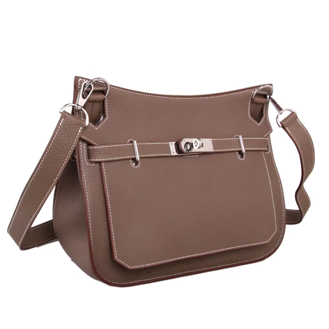 Hermès（爱马仕）Jypsiere吉普赛 28银 大象灰  togo