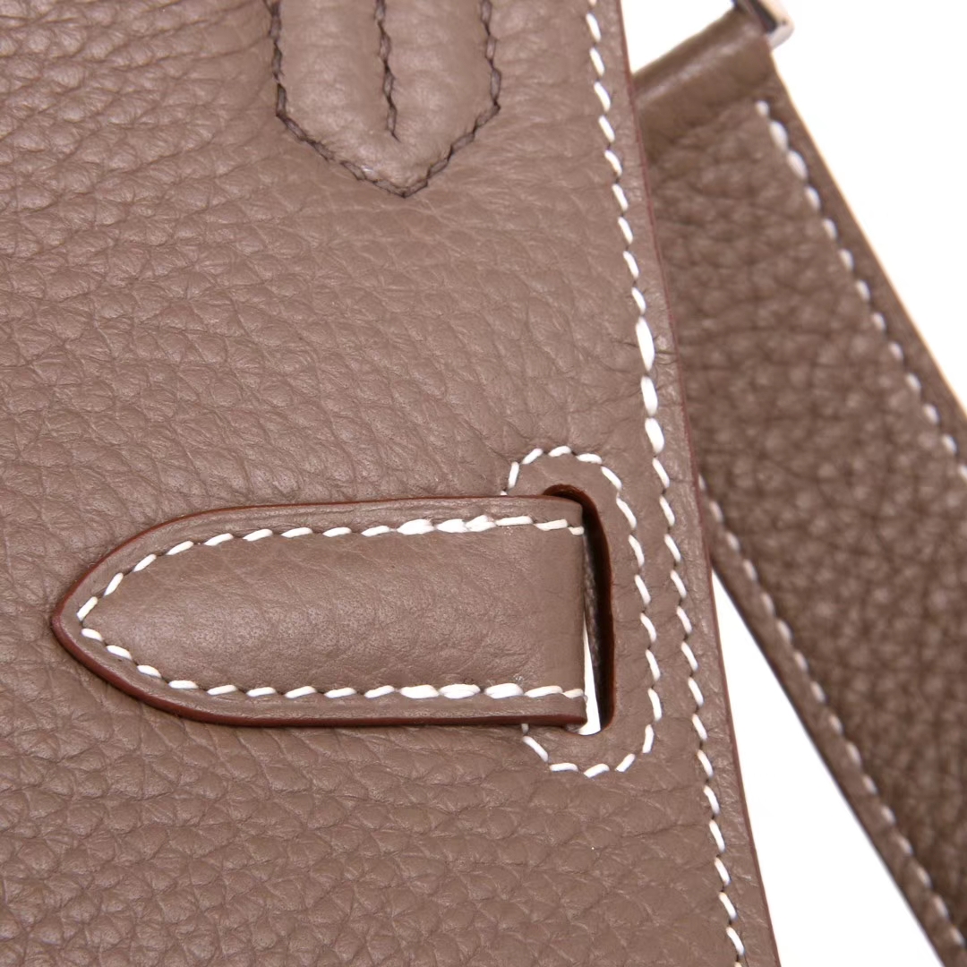 Hermès（爱马仕）Jypsiere吉普赛 28银 大象灰  togo
