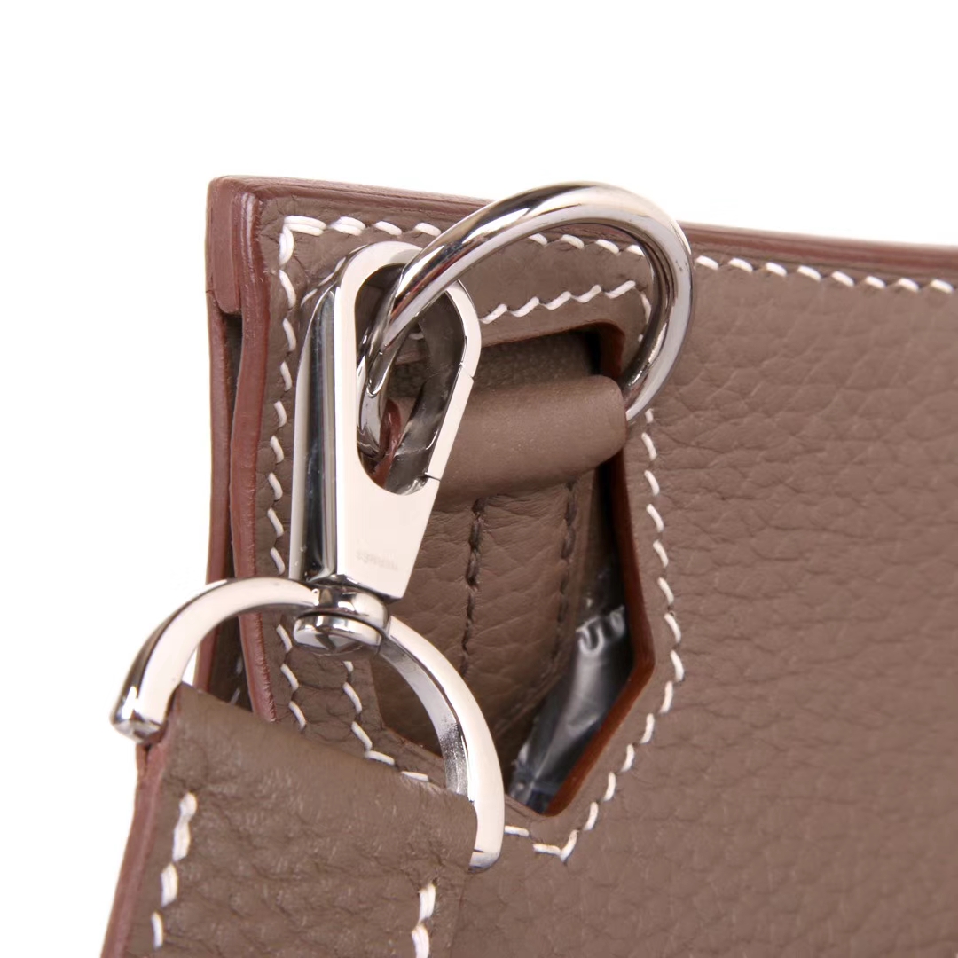 Hermès（爱马仕）Jypsiere吉普赛 28银 大象灰  togo