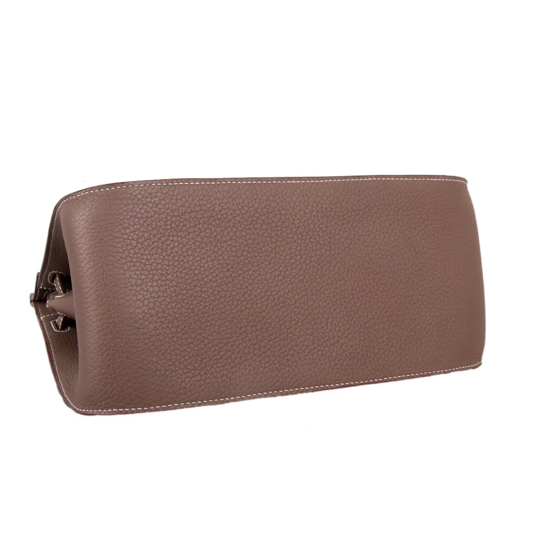 Hermès（爱马仕）Jypsiere吉普赛 28银 大象灰  togo