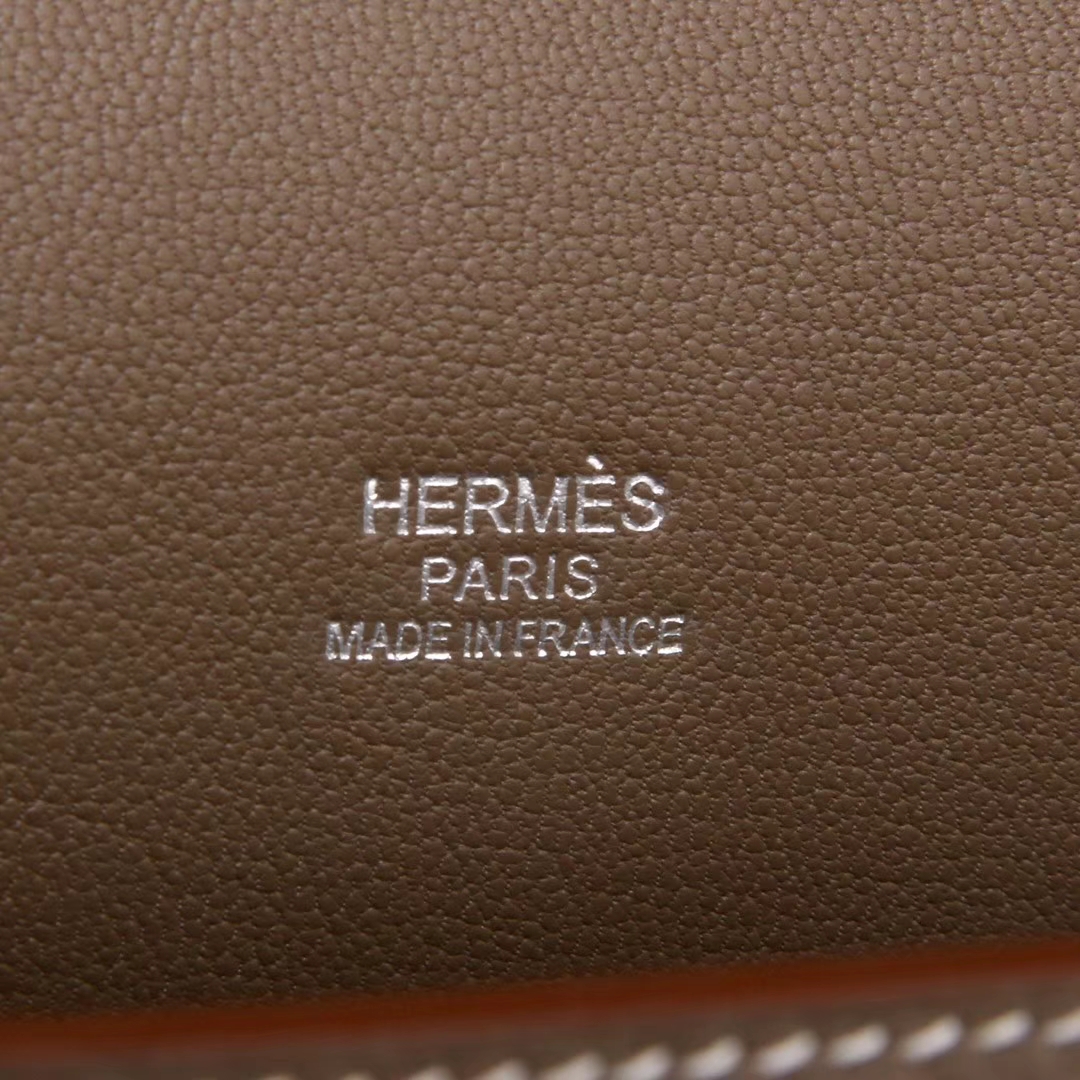 Hermès（爱马仕）Jypsiere吉普赛 28银 大象灰  togo