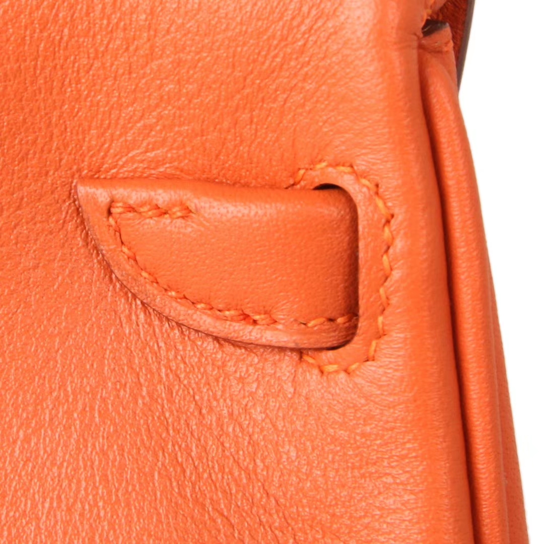 Hermès（爱马仕）kelly doll 橙色 swift皮