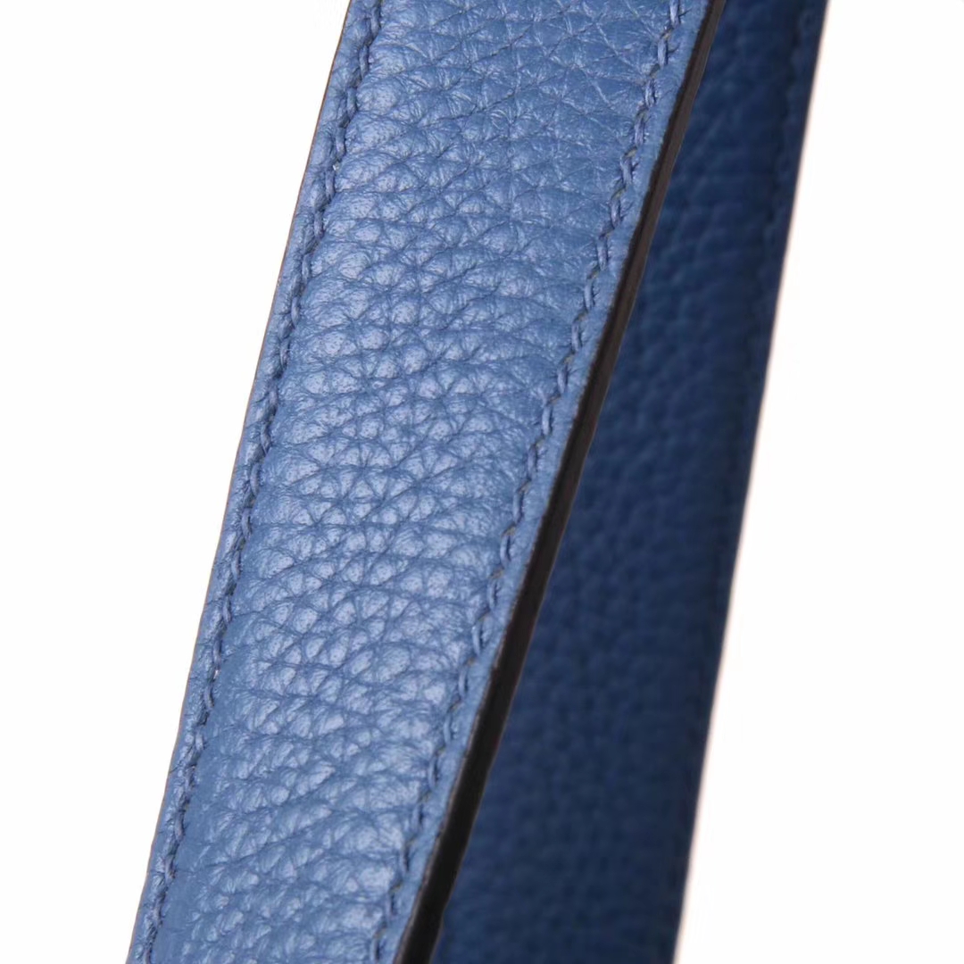 Hermès（爱马仕）Picotin 菜篮包 玛瑙蓝‎ Togo 银扣 22cm