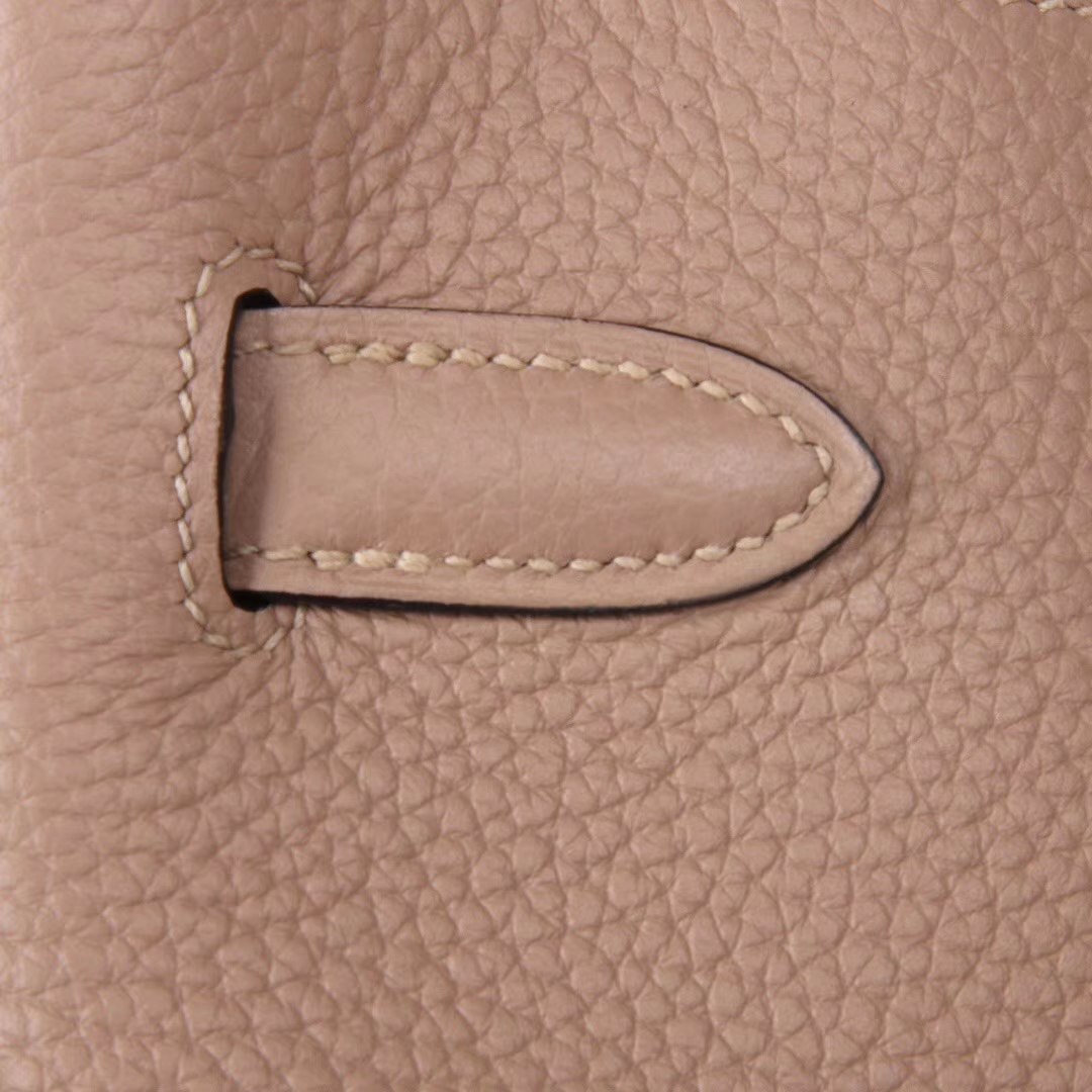 Hermès（爱马仕）soKelly 22cm 银扣​ 斑鸠灰 togo