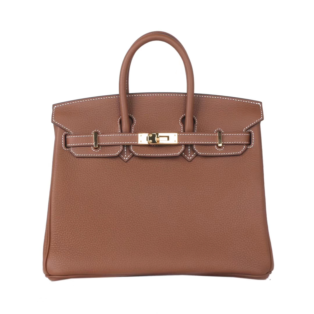 Hermès（爱马仕）Birkin 铂金包 金棕色 togo 金扣 30cm