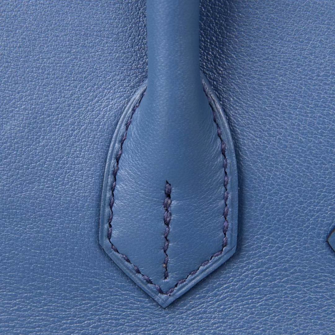Hermès（爱马仕）Birkin 铂金包 珊瑚蓝 Epsom皮 金扣 30cm