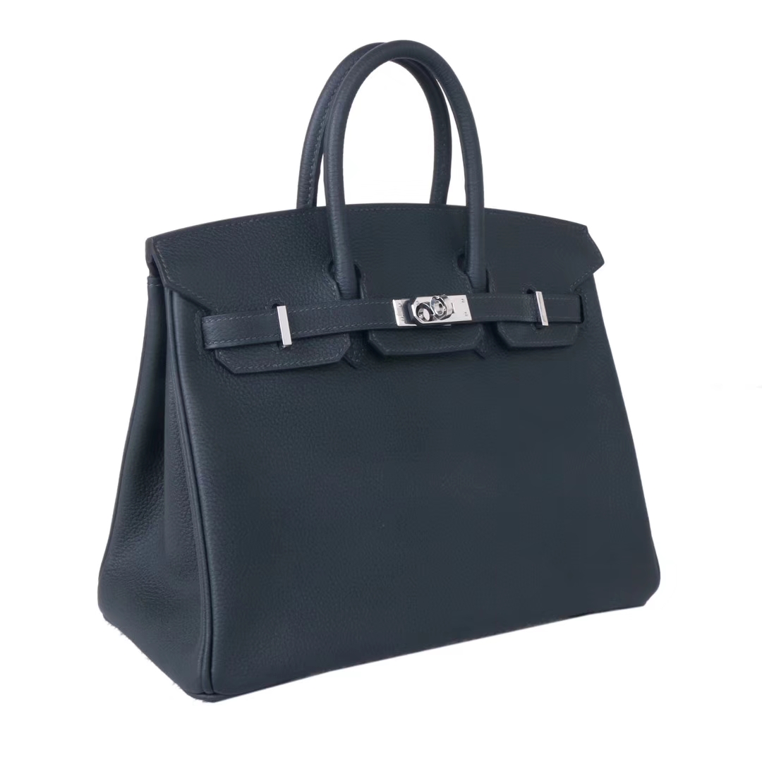 Hermès（爱马仕）Birkin 铂金包 松柏绿 togo 银扣 30cm