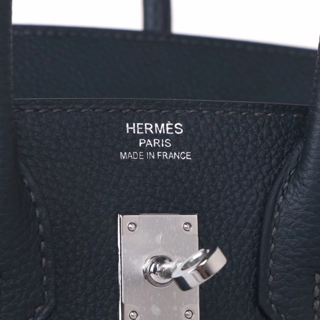 Hermès（爱马仕）Birkin 铂金包 松柏绿 togo 银扣 30cm