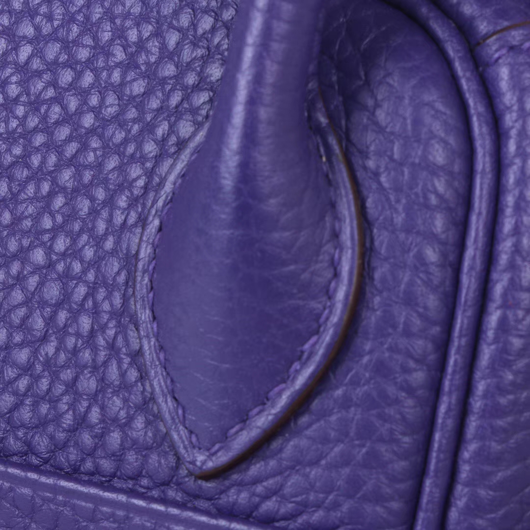 Hermès（爱马仕）lindy 26 金扣 葡萄紫 togo
