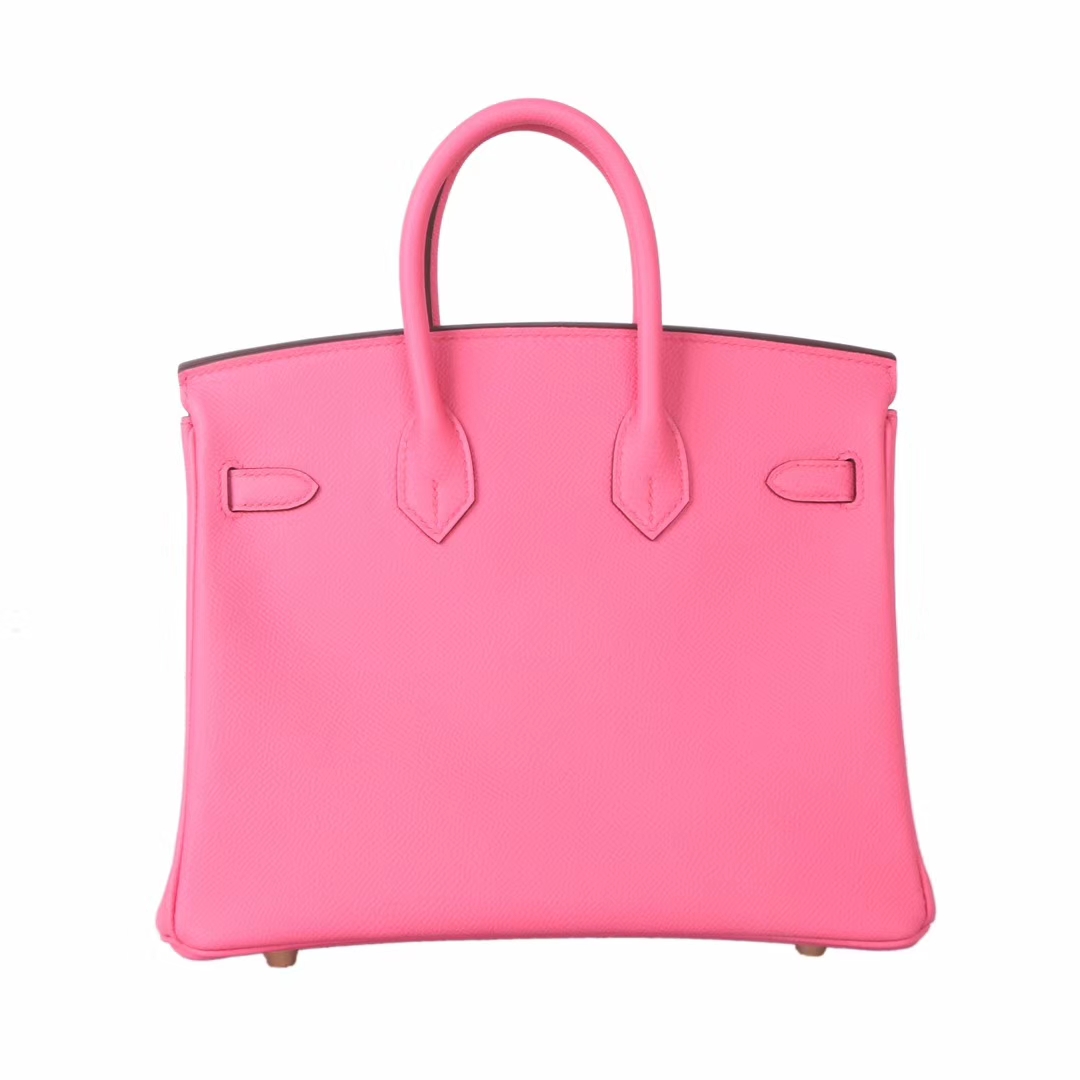 Hermès（爱马仕）Birkin​ 铂金包 8W新唇​膏粉 epsom皮 金扣 25cm