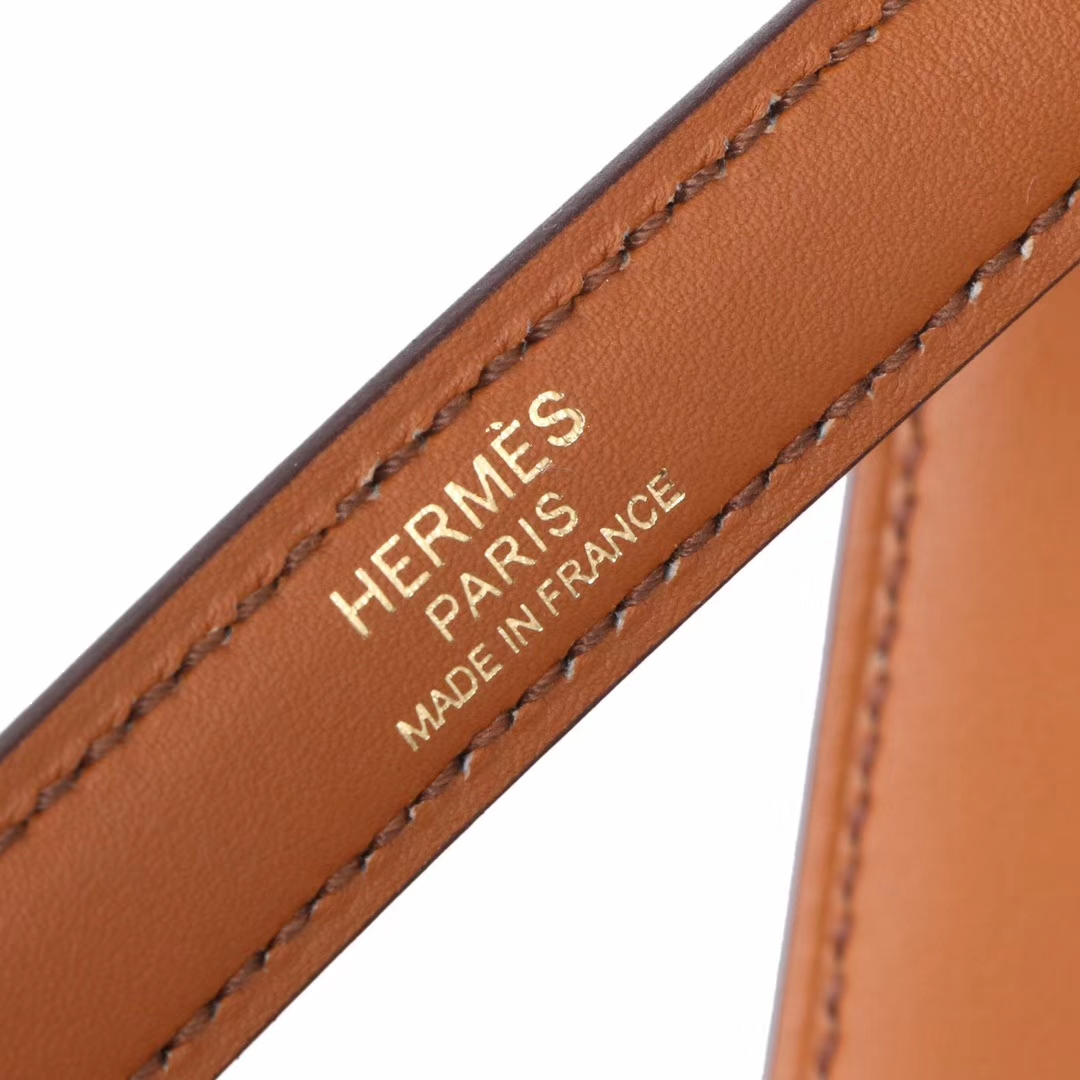 Hermès（爱马仕）Kelly 凯莉包 金棕色  box皮 金扣 25cm