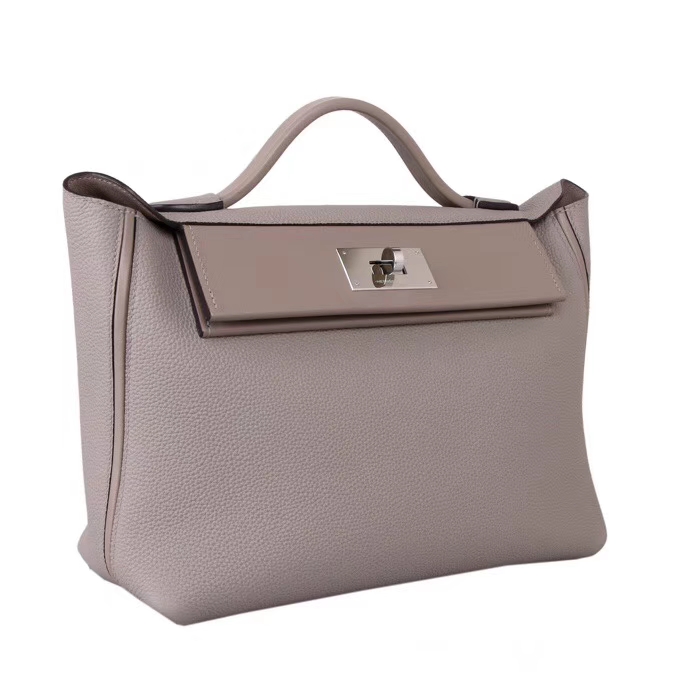 Hermès（爱马仕）Kelly 2424 CK81斑鸠灰 Togo 银扣 29cm