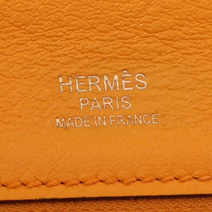 Hermès（爱马仕）Kelly 2424 9D琥珀黄 Togo 银扣 29cm