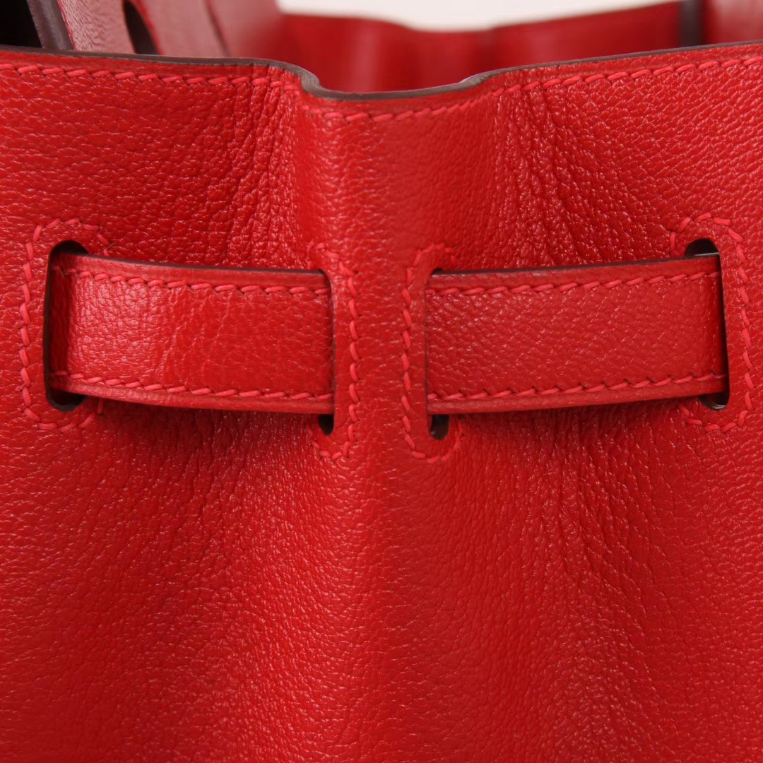 Hermès（爱马仕）Birkin 铂金包  国旗红 山羊皮 金扣 30cm