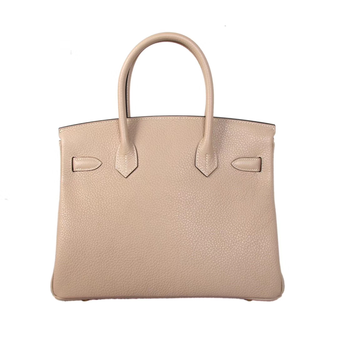 Hermès（爱马仕）Birkin 铂金包 斑鸠灰 togo 金扣 30cm