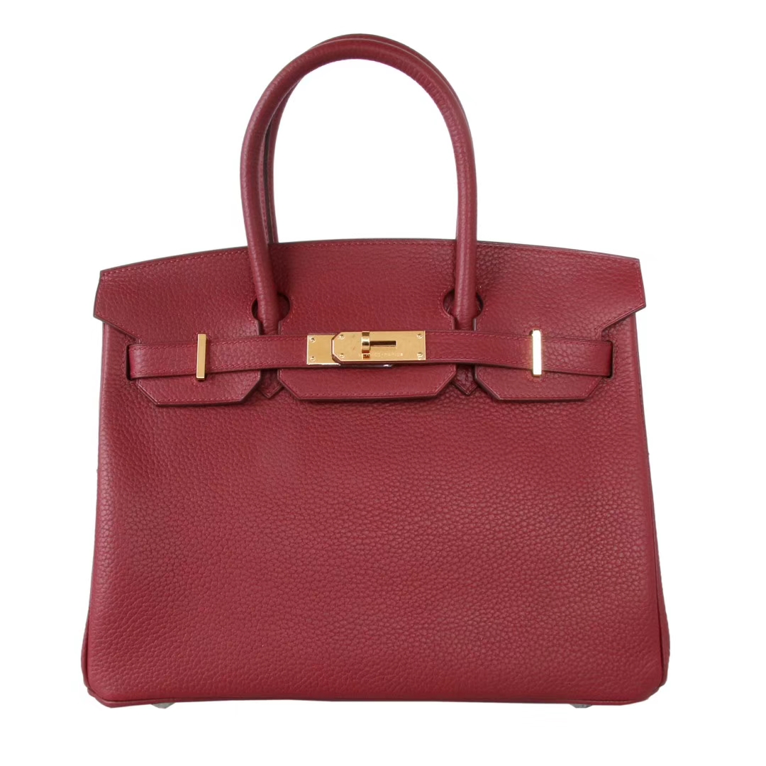 Hermès（爱马仕）Birkin  爱马仕红 togo 金扣 30cm