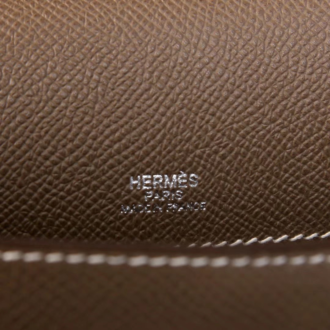 Hermès（爱马仕）miniKelly 迷你凯莉 CK18大象灰 epsom皮 1代 银扣 22cm