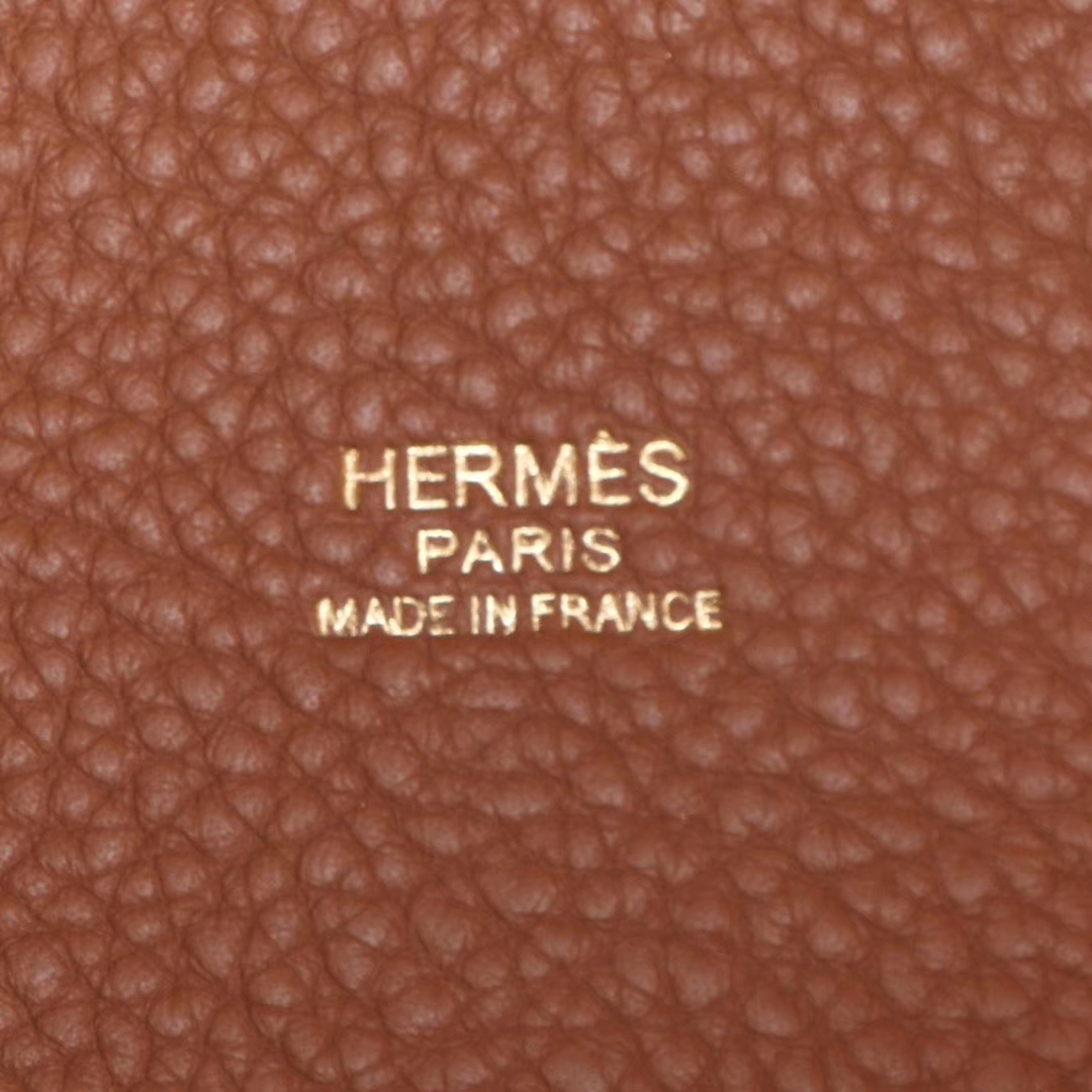 Hermès（爱马仕）Picotin 菜篮包 CK37金棕 togo 金扣 18cm