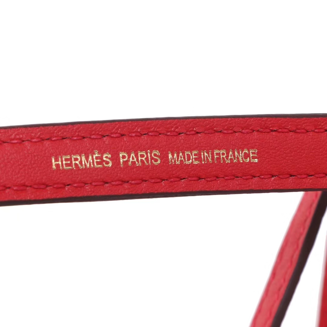 Hermès（爱马仕）Kelly danse 跳舞包 S3心红色 swift皮 金扣 22cm