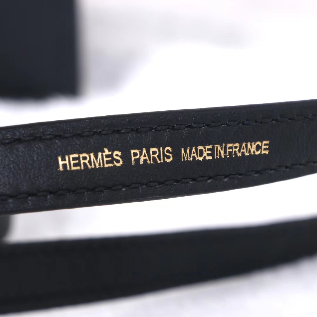 Hermès（爱马仕）Kelly danse 跳舞包 CK89黑色 swift皮 金扣 22cm