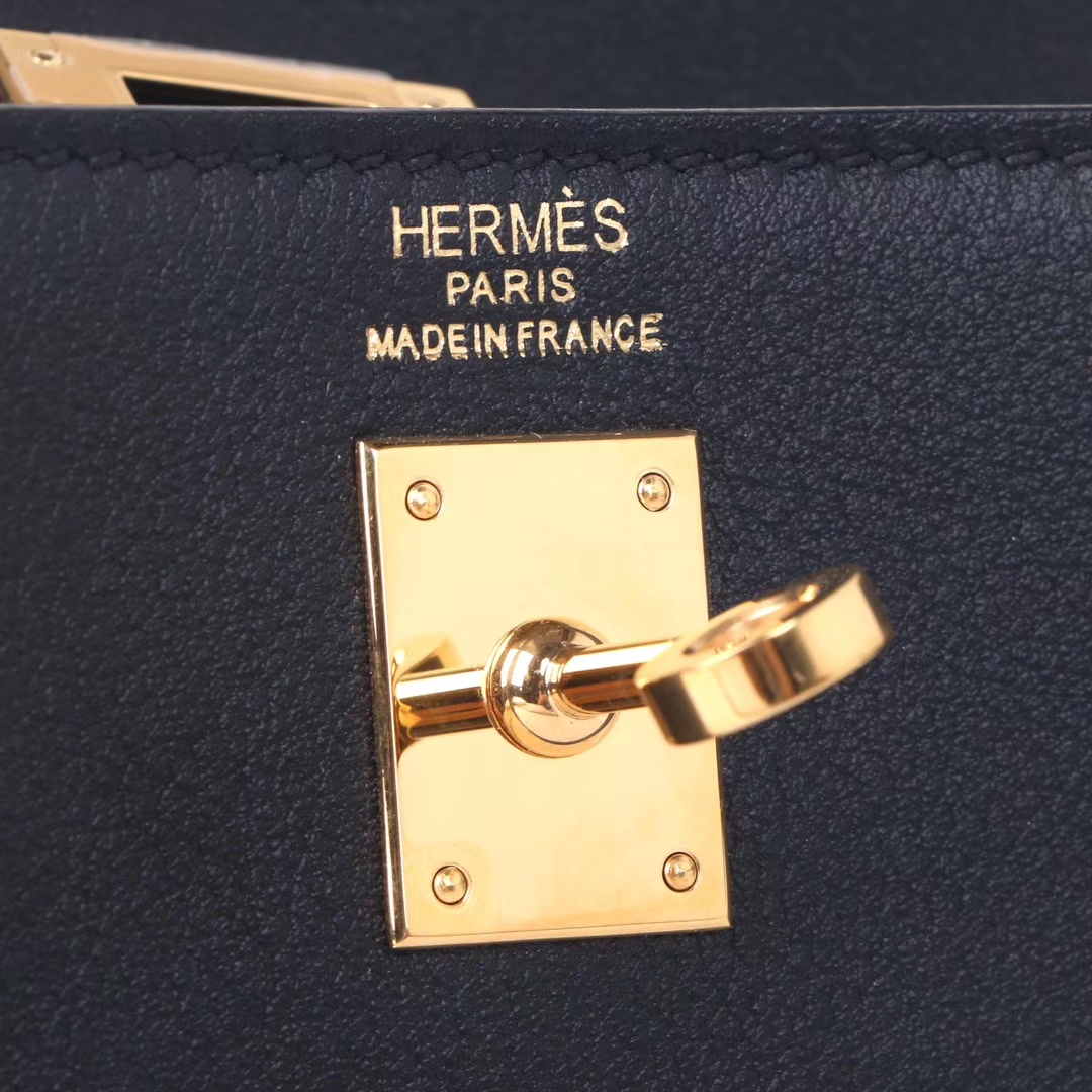 Hermès（爱马仕）Kelly danse 跳舞包 CK89黑色 swift皮 金扣 22cm