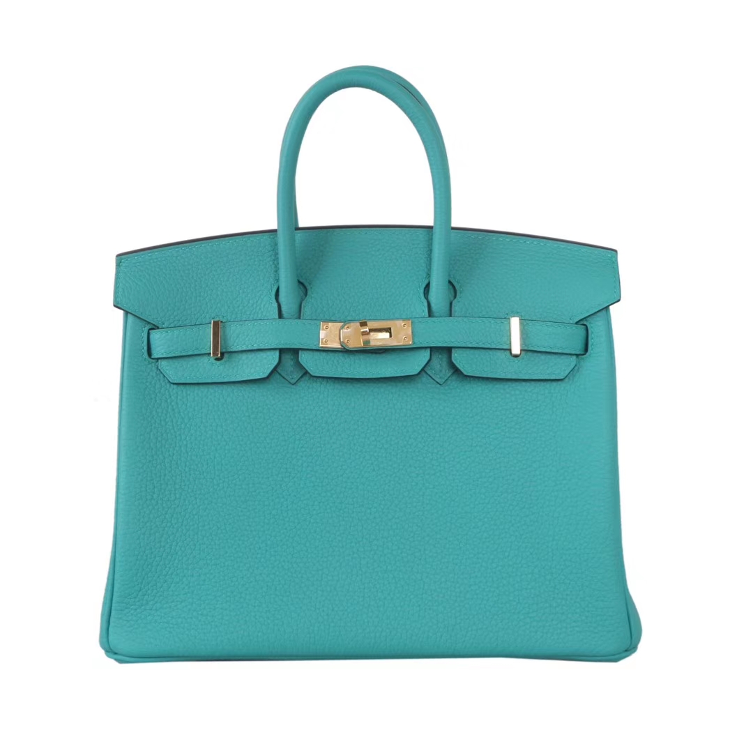 Hermès（爱马仕）Birkin 铂金包 U1维罗纳绿 togo 金扣 25cm