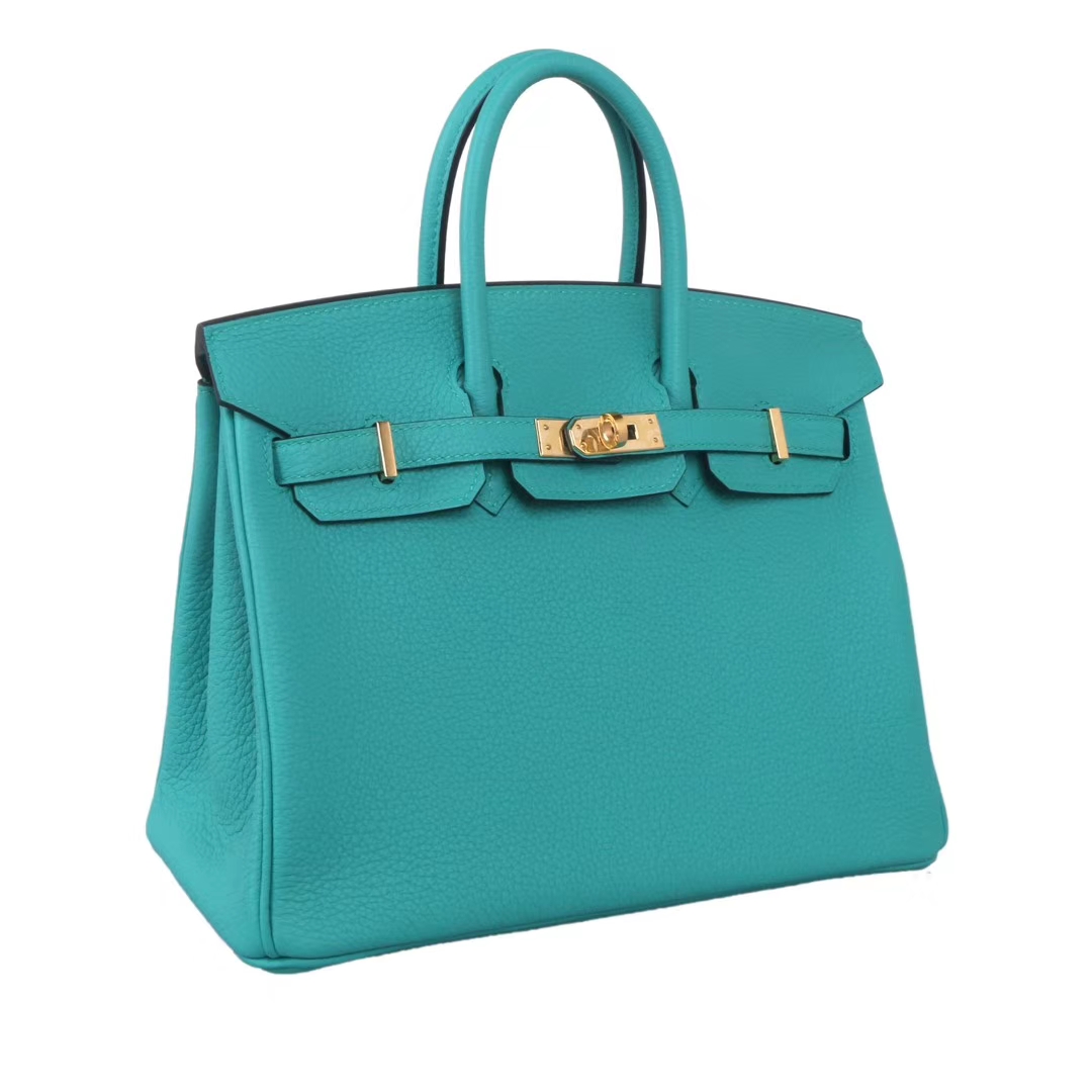 Hermès（爱马仕）Birkin 铂金包 U1维罗纳绿 togo 金扣 25cm