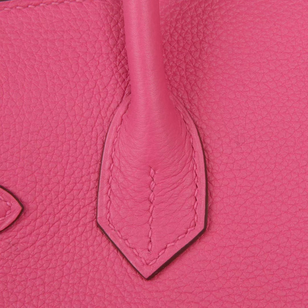 Hermès（爱马仕）Birkin L3玫瑰紫 togo 银扣 30cm