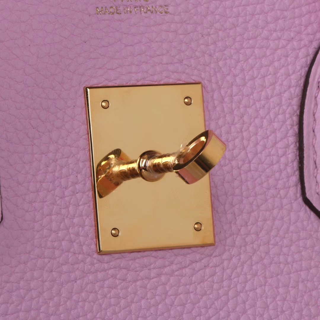Hermès（爱马仕）Birkin 铂金包 X9锦葵紫 togo 金扣 30cm