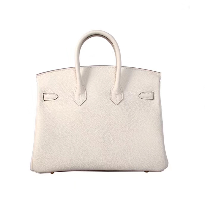 Hermès（爱马仕）Birkin CK10奶昔白 togo 金扣 30cm