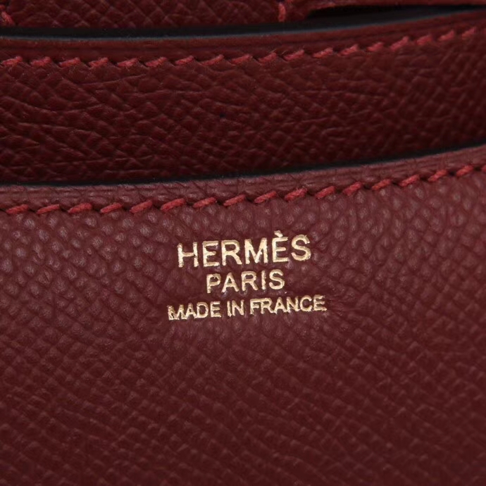 Hermès（爱马仕）Constance 空姐包 CK55爱马仕红 epsom皮 金扣 19cm