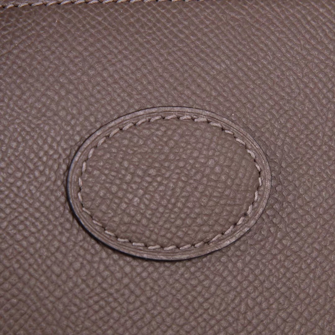 Hermès（爱马仕）Bolide 保龄球包 大象灰 Epsom皮 银扣 27cm
