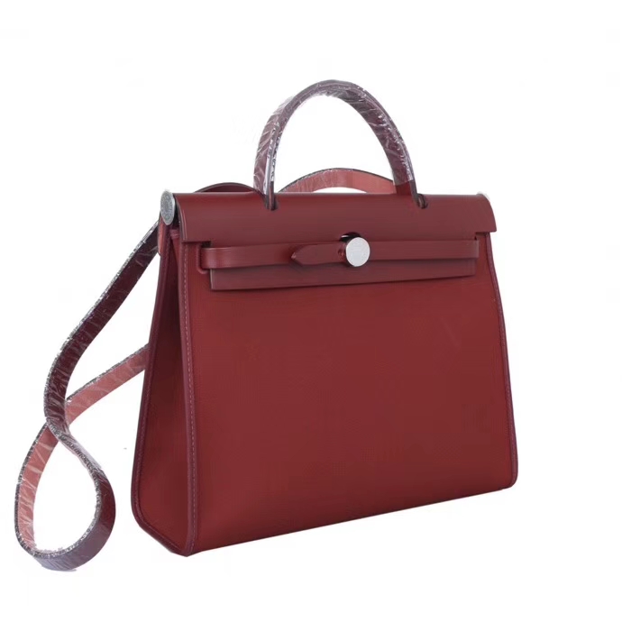 Hermès（爱马仕）herbag 31 爱马仕红帆布