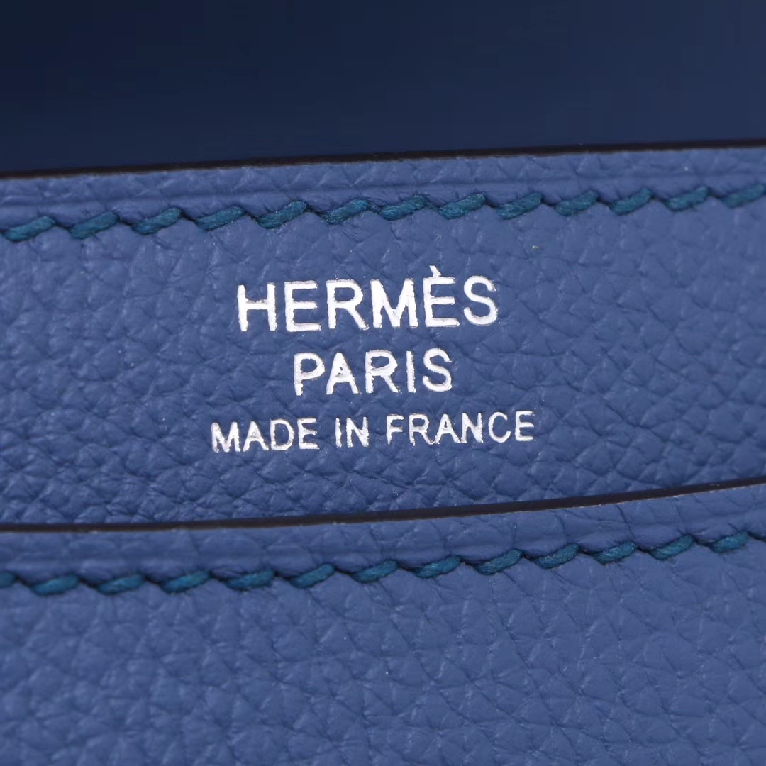 Hermès（爱马仕）hermes 2002 新款 布兰顿蓝 20cm