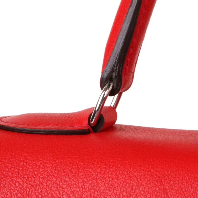Hermès（爱马仕）Kelly Flat 红色 银扣 swift皮 35cm