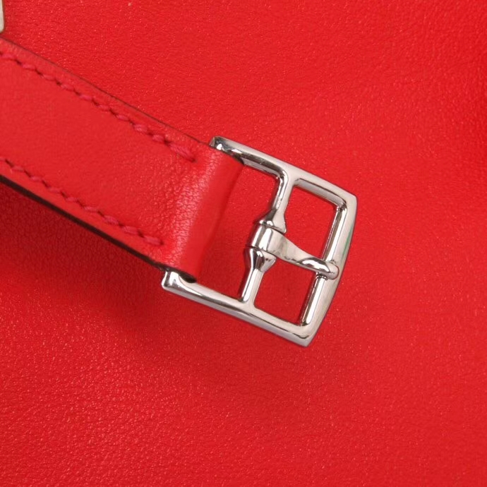 Hermès（爱马仕）Kelly Flat 红色 银扣 swift皮 35cm